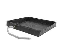 OPPWONG Bac de Douche Portable, Base de Douche Pliable de 41 X 41 X 6 Pouces avec Tuyau d'évacuation de 1 M et Sac de Rangement, Sol de Extérieur pour Camping-car et Plage