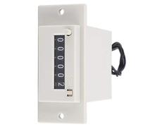 OPPWONG Compteur D'impulsions électromagnétiques Haute Vitesse à 6 Chiffres pour le Comptage des Signaux électriques, pour Diverses Industries (DC12V)