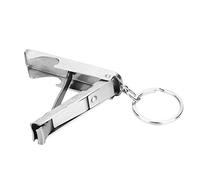 OPPWONG Coupe-ongles Portable 2 en 1 en Acier Inoxydable, Ouvre-bouteille, Porte-clés pour un Usage Quotidien