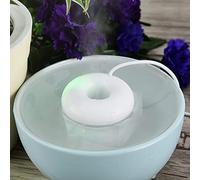 OPPWONG Mini Humidificateur Portatif de Jet D'atomisation pour la Voiture de Bureau à la Maison, Rechargeable par USB, Voyage/maison/bureau (WHITE)