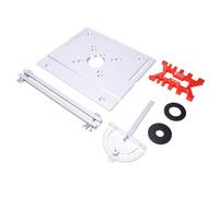 OPPWONG Plaque D'insertion de Table de Défonceuse, 205x165mm en Alliage | Construction durable, perçage précis, compatible avec la plupart des machines