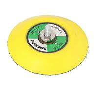 OPPWONG Plaques de Support à Crochets et Boucles Tampon de Ponçage Durable pour Surfaces Lisses dans le Travail du Bois et les Garages | Jaune (3")