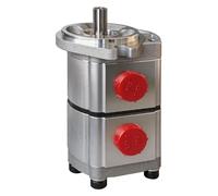 OPPWONG Pompe Hydraulique à Engrenages 2 Sections, Conception Robuste | Fonctionnement étanche, double sortie efficace, standard, pour AGT KTT23, performances fiables