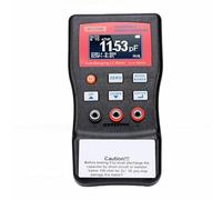 OPPWONG Testeur D'inductance de Condensateur de Compteur D'inductance de capacité avec une Plage de 1pF-100mF Précision de 1% 128 X 64 LCD Manuel Automatique pour la Réparation