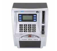 OPPWONG Tirelire ATM avec Mot de Passe électronique Créatif pour Enfants, Boîte D'économie d'argent avec écran LCD, Boîte D'économie d'argent en Papier éducatif pour Enfants, Matériau ABS