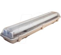OPT 6741 - Diffuseur à LED, 48 W, 3 600 lm, 6 000 K, 158,5 cm, IP65, 2 lamp