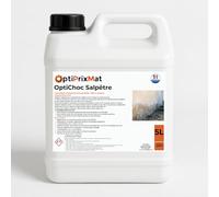 OPTICHOC SALPÊTRE - Traitement Hydrofuge Anti-Salpêtre Intérieur/Extérieur - Stoppe l’Humidité et les Remontées Capillaires - Prêt à l’Emploi - Incolore et Inodore - Bidon 5L (≈25 m²)