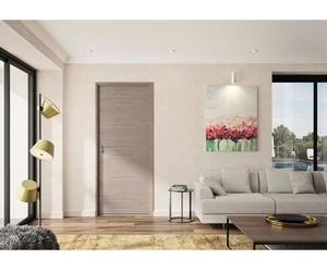 OPTIMAL Ensemble porte réglable avecReproduction chêne taupe VERONE - 204 x 83 cm à droite