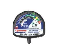 OptiMate Test TS130 - Testeur d'État de Charge pour Batterie 12V - Indicateur LED de l'État de la Batterie pour 12 V Plomb-Acide (AGM. Gel. STD) & 12.8 V/13.2 V Lithium LiFePO4 - SAE + Pinces