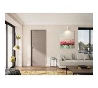 OPTIMUM Bloc Porte ajustable décor chene taupe VERONE - 204 x 83 cm Droit