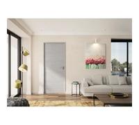 Optimum Bloc Porte Bilbao - Chêne Gris Clair - 204x83