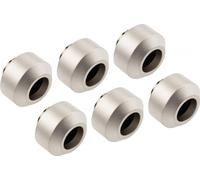 Optimus op-fit-hard-12mm-nickel 12 mm Hard Tube Fitting Satin Nickel