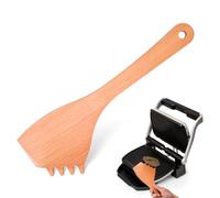 OptiSpatel Spatule pour Tefal Optigrill & Optigrill XL | Bois de hêtre renforcé - Le design nervuré protège le revêtement antiadhésif - Résistant à la chaleur