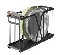 OPULENTHOME 1 Set Rangement sous evier en INOX-Tiroir Coulissant Cuisine,Rangement Cuisine avec Garde-Corps,Multifonction Rangement Et Organisation De Cuisine pour Cuisine/Salle de Bain.(42x14x26cm)