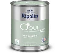 Ripolin Peinture de Primer pour Murs, Bois, Radiateurs - Vert Palatino Satin - 2 L