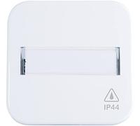 OPUS® 1 bascule avec champ d'inscription - Couleur : blanc alpin