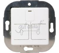 Opus 512.614.37 Interrupteur de volet roulant avec couvercle 230 V max. 750 VA Blanc polaire