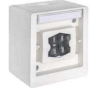 OPUS® Interrupteur multifonction Resist - Version avec groupe lumineux, couleur blanc pur.