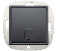 OPUS® Lot de 55 caches d'obturation 50 x 50 mm avec cadre intermédiaire Couleur anthracite - satiné