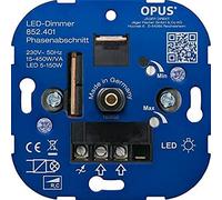 Opus® Variateur rotatif pour lampes LED et à économie d'énergie, modèle à découpage de phase, W 20-250 VA / 3-85 W