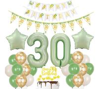 or ballon 30 ans anniversaire décoration vert olive gâteau 30 ans anniversaire femme homme Décoration anniversaire 30 ans femme or ballon transparent 30 ans anniversaire homme femme ballon