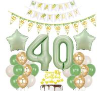 or ballon 40 ans anniversaire décoration vert olive gâteau 40 ans anniversaire femme homme Décoration anniversaire 40 ans femme or ballon transparent 40 ans anniversaire homme femme ballon