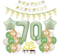 or ballon 70 ans anniversaire décoration vert olive gâteau 70 ans anniversaire femme homme Décoration anniversaire 70 ans femme or ballon transparent 70 ans anniversaire homme femme ballon