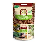 OR BRUN Billes d'argile 4L - paillage - Utilisable en Agriculture Biologique - Sachet Refermable - OBRPCDBILLES4