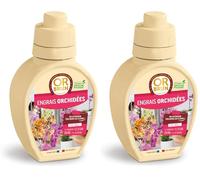 Or brun, Engrais Orchidées UAB, Liquide, 250ml, Rose (Lot de 2)