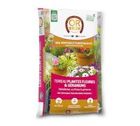 Terreau plantes fleuries et geraniums - OR BRUN - OBRTGER20N - 20 L