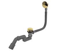 Or Fini Bonde Vidange Baignoire Bain Siphon Flexible Couleur Salle de Bains