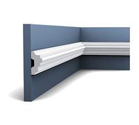 Orac Cimaise P9040 200 cm x 5 cm x 2,5 cm Mousse de polyuréthane rigide prétraité