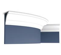 Orac Decor CX100F AXXENT Corniche flexible Moulure Cimaise Profil du mur | 2 m