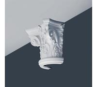 Orac Decor K1121 LUXXUS Demi-colonne chapiteau Elément de stuc décoratif