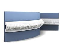Orac Decor P3020F LUXXUS Cimaise Corniche Moulure flexible Profil | 2 m