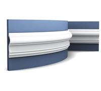 Orac Decor P8050F LUXXUS Cimaise Corniche Moulure flexible Profil | 2 m