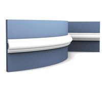 Orac Moulure flexible PX120F 200 cm x 4 cm x 1,9 cm Polyuréthane prétraité