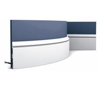 Orac Decor SX118F LUXXUS Plinthe flexible Profil Protection de câble | 2 m