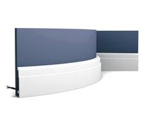 Orac Decor SX155F LUXXUS Plinthe flexible Profil Protection de câble | 2 m