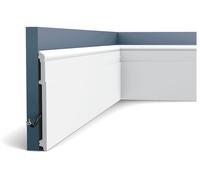 Orac Decor SX156 LUXXUS Plinthe Profil décoratif Protection de câble | 2 m