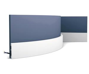 Orac Decor SX157F AXXENT SQUARE Plinthe Moulure flexible Moulure décorative 2 m