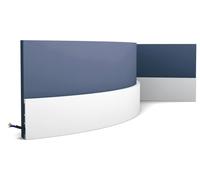 Orac Decor SX163F AXXENT SQUARE Plinthe Moulure flexible Moulure décorative 2 m