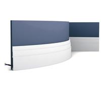 Orac Decor SX180F MODERN HIGH LINE Moulure flexible Plinthe | 2m