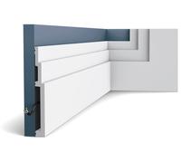 Orac Decor SX181 MODERN HIGH LINE Plinthe Moulure décorative blanc | 2 m