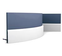 Orac Decor SX184F AXXENT CASCADE Plinthe Moulure flexible Moulure décorative 2 m