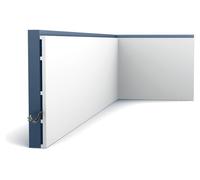 Orac Decor SX207 MODERN SQUARE Plinthe Moulure décorative Dalle pour mur et plafond Cimaise 2 m