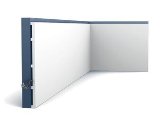 Orac Decor SX207 MODERN SQUARE Plinthe Moulure décorative Dalle pour mur et plafond Cimaise 2 m