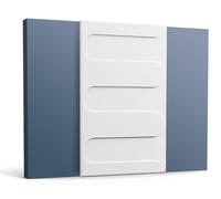 Orac Decor W125 3d panneau mural Lambris mural Panneau acoustique Dalle pour mur et plafond Moulure en stuc 50 x 80 cm