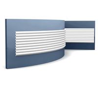 Orac Decor WX213F 3d panneau mural Lambris mural Panneau acoustique Moulure décorative Moulure en stuc 2 m