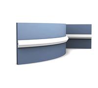 Orac Moulure flexible PX103F 200 cm x 2,5 cm x 1,2 cm Polyuréthane prétraité